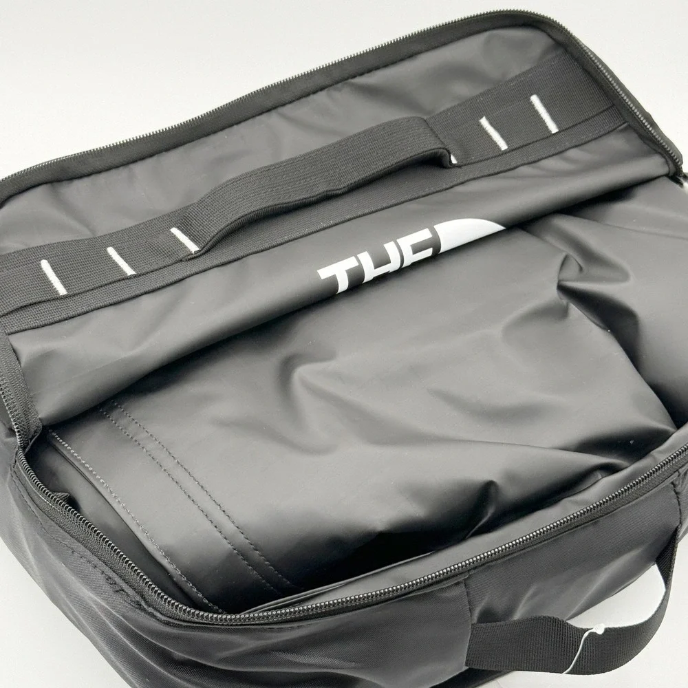 The North Face Base Camp Voyager 62L Duffel Bag Black White NF0A52S3 NEW